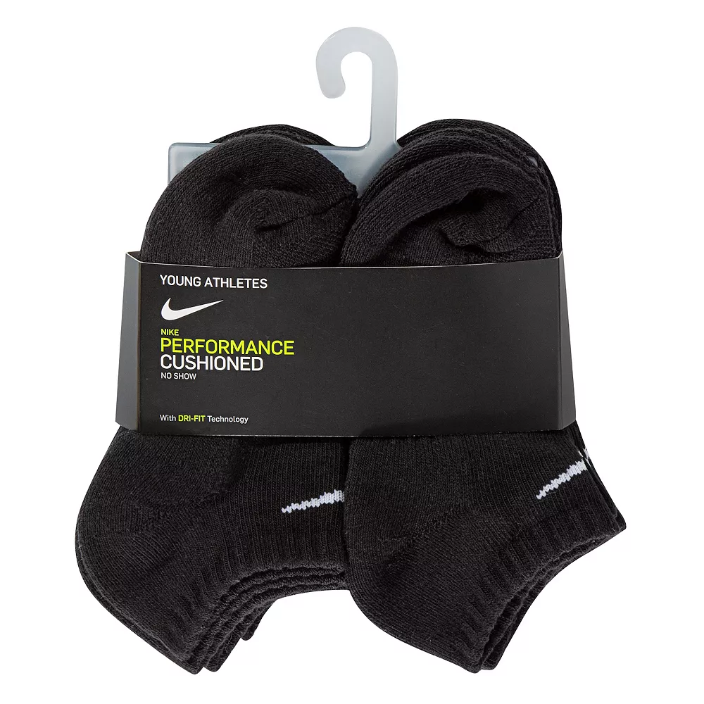 Boys Nike 6-pk. Performance No-Show Socks 6 Boys Nike 6-pk. Performance No-Show Socks - Image 4