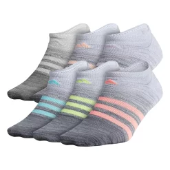 Girl's adidas 6-Pack Superlite No-Show Socks -Kohl's Shop 3004487 Light Gray