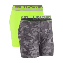 Boys 6-20 Under Armour 2-Pack Performance Boxer Briefs -Kohl's Shop 3024936 Graphite