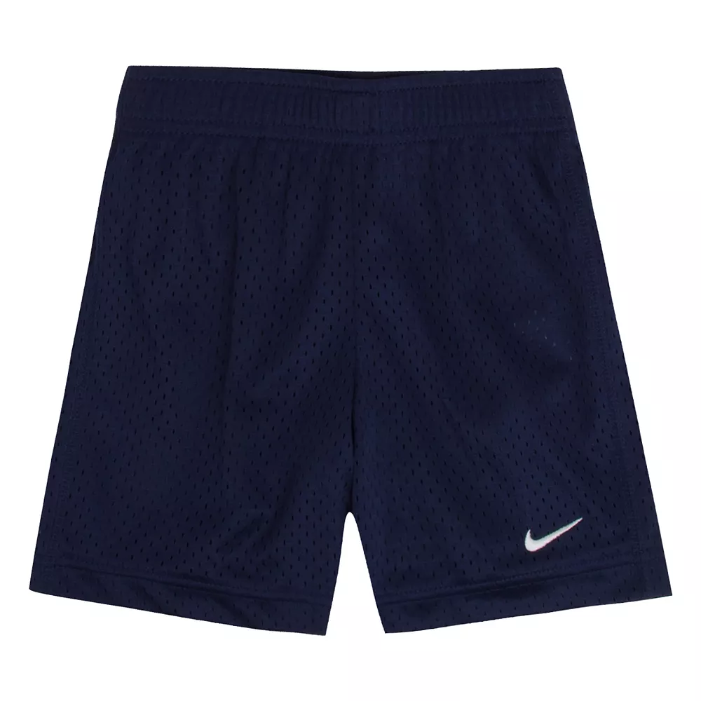Toddler Boy Nike Navy Mesh Shorts 3 Toddler Boy Nike Navy Mesh Shorts