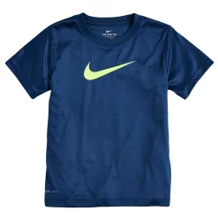 Boys 4-7 Nike Dri-FIT Performance Jersey Tee -Kohl's Shop 3211059 Navy Heather