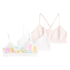 Girls 7-16 Maidenform® 3-pack Beginner Crop Bras -Kohl's Shop 3278233 Heart Loops Quartz