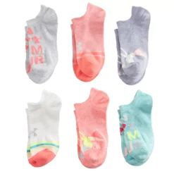 Girls Under Armour 6-pack Essential 2.0 No-Show Socks 25 Girls Under Armour 6-pack Essential 2.0 No-Show Socks -Kohl's Shop 3604180 Pink Blue