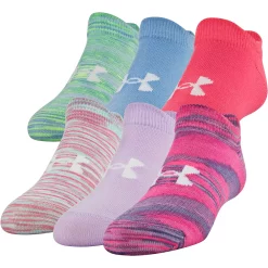 Girls Under Armour 6-pack Essential 2.0 No-Show Socks 20 Girls Under Armour 6-pack Essential 2.0 No-Show Socks -Kohl's Shop 3604180 Space Dye