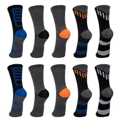 Boys Tek Gear® 10-Pack Performance Crew Socks -Kohl's Shop 3619225 ALT