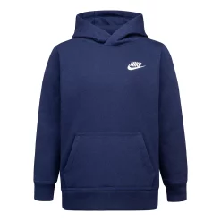 Boys 4-7 Nike Club Fleece Pullover Hoodie -Kohl's Shop 3854119 Navy