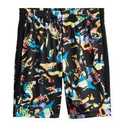 Boys 8-20 Tek Gear® Dry Tek Printed Shorts in Regular & Husky -Kohl's Shop 4013566 Black Neon