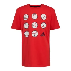 Boys 8-20 adidas Badge of Sport Graphic Tee -Kohl's Shop 4204143 Vivid Red Baseball