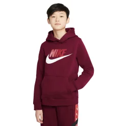 Kids 7-20 Nike Club Fleece Pullover Hoodie -Kohl's Shop 4227111 Dark Beetroot