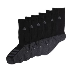 Boy's adidas Cushioned Angle Stripe 6-Pack Crew Socks 16 Boy's adidas Cushioned Angle Stripe 6-Pack Crew Socks -Kohl's Shop 4249526 ALT
