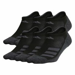 Boy's adidas Cushioned Angle Stripe 6-Pack No Show Socks -Kohl's Shop 4249530 Black Marled