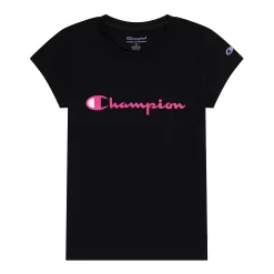 Girls 7-16 Champion® Signature Script Graphic Tee -Kohl's Shop 4341342 Black