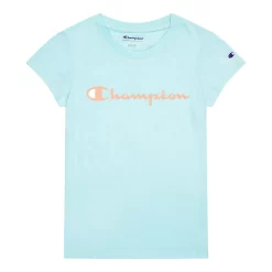 Girls 7-16 Champion® Signature Script Graphic Tee -Kohl's Shop 4341342 Blue Mist