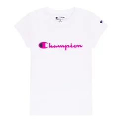 Girls 7-16 Champion® Signature Script Graphic Tee -Kohl's Shop 4341342 White Pink