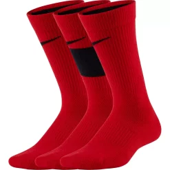Boys Nike 3-Pack Elite Basketball Crew Socks -Kohl's Shop 4344753 Red