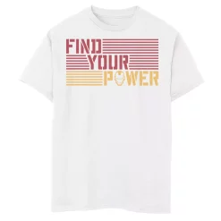 Boys 8-20 Marvel Iron Man Find Your Power Striped Text Graphic Tee -Kohl's Shop 4404892 White