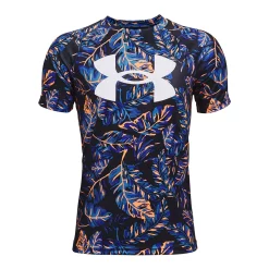 Boys 8-20 Under Armour Printed Tech Tee -Kohl's Shop 4545937 Black Orange Print