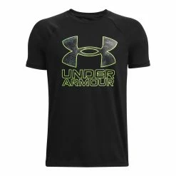 Boys 8-20 Under Armour Hybrid Print Tech Tee -Kohl's Shop 4546062 Black