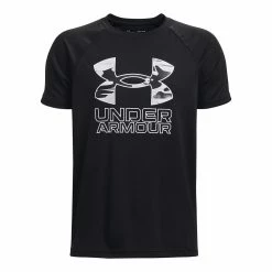 Boys 8-20 Under Armour Hybrid Print Tech Tee -Kohl's Shop 4546062 Black Oxford