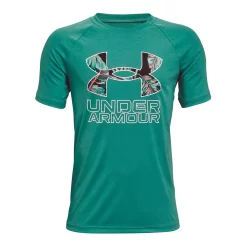 Boys 8-20 Under Armour Hybrid Print Tech Tee -Kohl's Shop 4546062 Cerulean