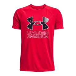 Boys 8-20 Under Armour Hybrid Print Tech Tee -Kohl's Shop 4546062 Red Black