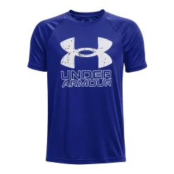 Boys 8-20 Under Armour Hybrid Print Tech Tee -Kohl's Shop 4546062 Royal Blue