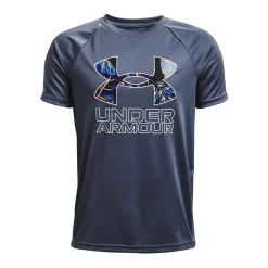 Boys 8-20 Under Armour Hybrid Print Tech Tee -Kohl's Shop 4546062 Utility Blue