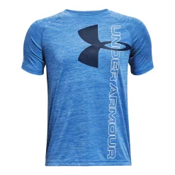 Boys 8-20 Under Armour Split Logo Tech Tee -Kohl's Shop 4546063 Blue Circuit