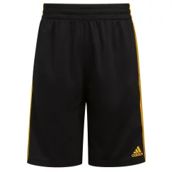 Boys 8-20 adidas Classic Three-Stripe Shorts -Kohl's Shop 4560825 Black W Yellow