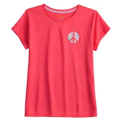 Girls 7-16 Tek Gear® Graphic Tee in Regular & Plus Size -Kohl's Shop 4629645 Orange Peace