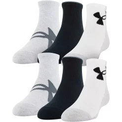 Boys Under Armour 6-Pack Essential Quarter-Cut Socks -Kohl's Shop 4640355 Halo Gray