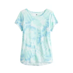 Girls 4-20 SO® Adaptive Tee -Kohl's Shop 4781005 Blue Spiral