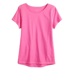 Girls 4-20 SO® Adaptive Tee -Kohl's Shop 4781005 Pink