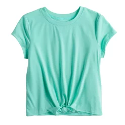 Girls 7-16 Tek Gear® Knot Front Fashion Tee in Regular & Plus Size -Kohl's Shop 4835933 Aruba Bay