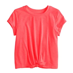 Girls 7-16 Tek Gear® Knot Front Fashion Tee in Regular & Plus Size -Kohl's Shop 4835933 Melon Energy