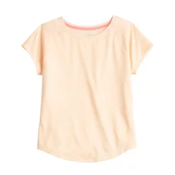 Girls 7-16 Tek Gear® Short Sleeve Performance Tee in Regular & Plus Size -Kohl's Shop 4849375 Peach Cheetah