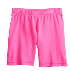 Girls 4-20 SO® Adaptive Bike Shorts -Kohl's Shop 4866586 Pink