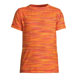 Boys 8-20 Lands' End Short Sleeve Active Pattern Tee in Husky -Kohl's Shop 4869941 Papaya Orange Dye
