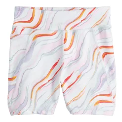 Girls 7-16 Tek Gear® Performance Bike Shorts in Regular & Plus Size -Kohl's Shop 4871670 White Pink Marble