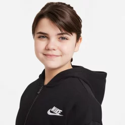 Girls 7-16 Nike Club Fleece Full-Zip Hoodie -Kohl's Shop 4871807 ALT6