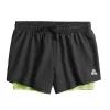 Girls 7-16 Tek Gear® Running Shorts -Kohl's Shop 4871989 Black With Lime