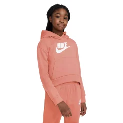 Girls 7-16 Nike Club Fleece Hoodie -Kohl's Shop 4878298 Pink Salt