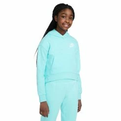 Girls 7-16 Nike Printed Fleece Hoodie -Kohl's Shop 4878466 Copa White