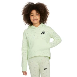 Girls 7-16 Nike Printed Fleece Hoodie -Kohl's Shop 4878466 Lime Ice