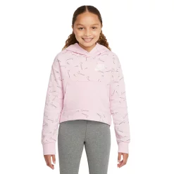 Girls 7-16 Nike Printed Fleece Hoodie -Kohl's Shop 4878466 Pink Foam