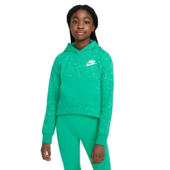 Girls 7-16 Nike Printed Fleece Hoodie -Kohl's Shop 4878466 Roma Green White