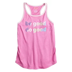 Girls 7-16 Tek Gear® Graphic Tank Top in Regular & Plus Size -Kohl's Shop 4888286 Pink Be Good