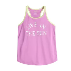 Girls 7-16 Tek Gear® Graphic Tank Top in Regular & Plus Size -Kohl's Shop 4888286 Purple Live In The Sun