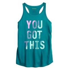 Girls 7-16 Tek Gear® Graphic Tank Top in Regular & Plus Size -Kohl's Shop 4888286 Teal You Got This