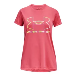 Girls 7-16 Under Armour Big Logo Tech Tee -Kohl's Shop 4897293 Coral